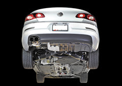 AWE Touring Edition Performance Exhaust for VW CC 2.0T - Diamond Black Tips - Mounted