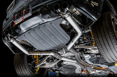 AWE Track Edition Exhaust for Jeep Grand Cherokee SRT and Trackhawk - for use with stock tips - Mounted