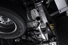 AWE 0FG Exhaust with BashGuard for Ford Ranger - Dual Diamond Black Tips - Mounted