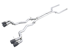 AWE Track Edition Catback Exhaust for BMW F90 M5 - Diamond Black Tips - Primary