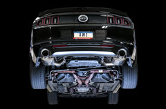 AWE Touring Edition Axle-back Exhaust for the S197 Ford Mustang GT - Chrome Silver Tips - Mounted