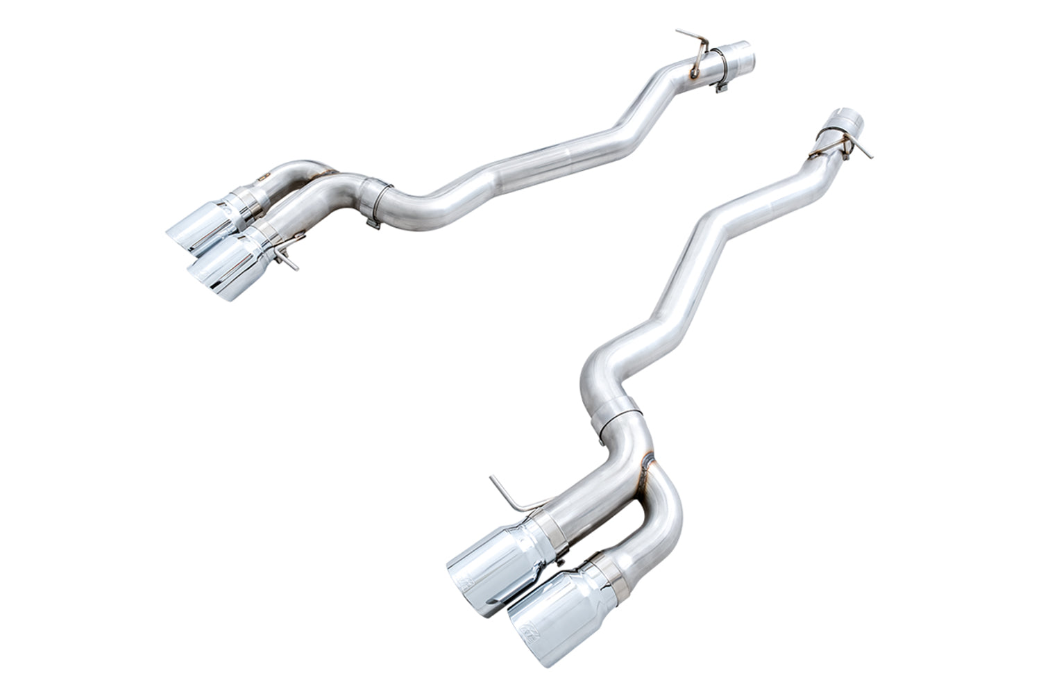 AWE Track Edition Axleback Exhaust for BMW F90 M5 - Chrome Silver Tips - Primary