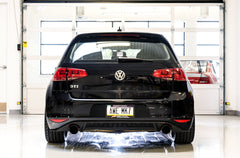 AWE Touring Edition Exhaust for VW MK7 GTI - Diamond Black Tips - Mounted