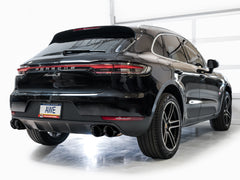 AWE Touring Edition Catback Exhaust for '19-'21 Porsche Macan 3.0T/2.9TT - Diamond Black Tips - Mounted