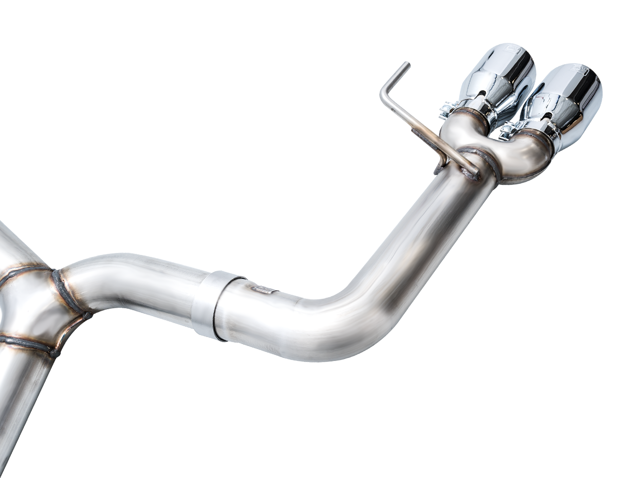 AWE Track Edition Exhaust for VB Subaru WRX - Chrome Silver Tips - out of package