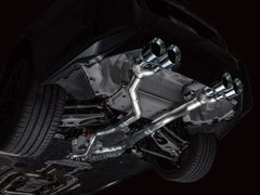 AWE Track Edition Exhaust for BMW G87 M2 - Chrome Silver Tips - Mounted
