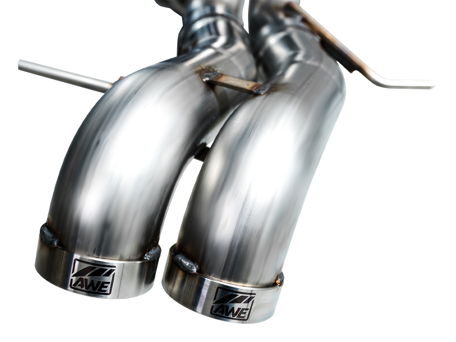 AWE SwitchPath Exhaust for Ford Bronco Raptor - Dual BashGuards - out of package
