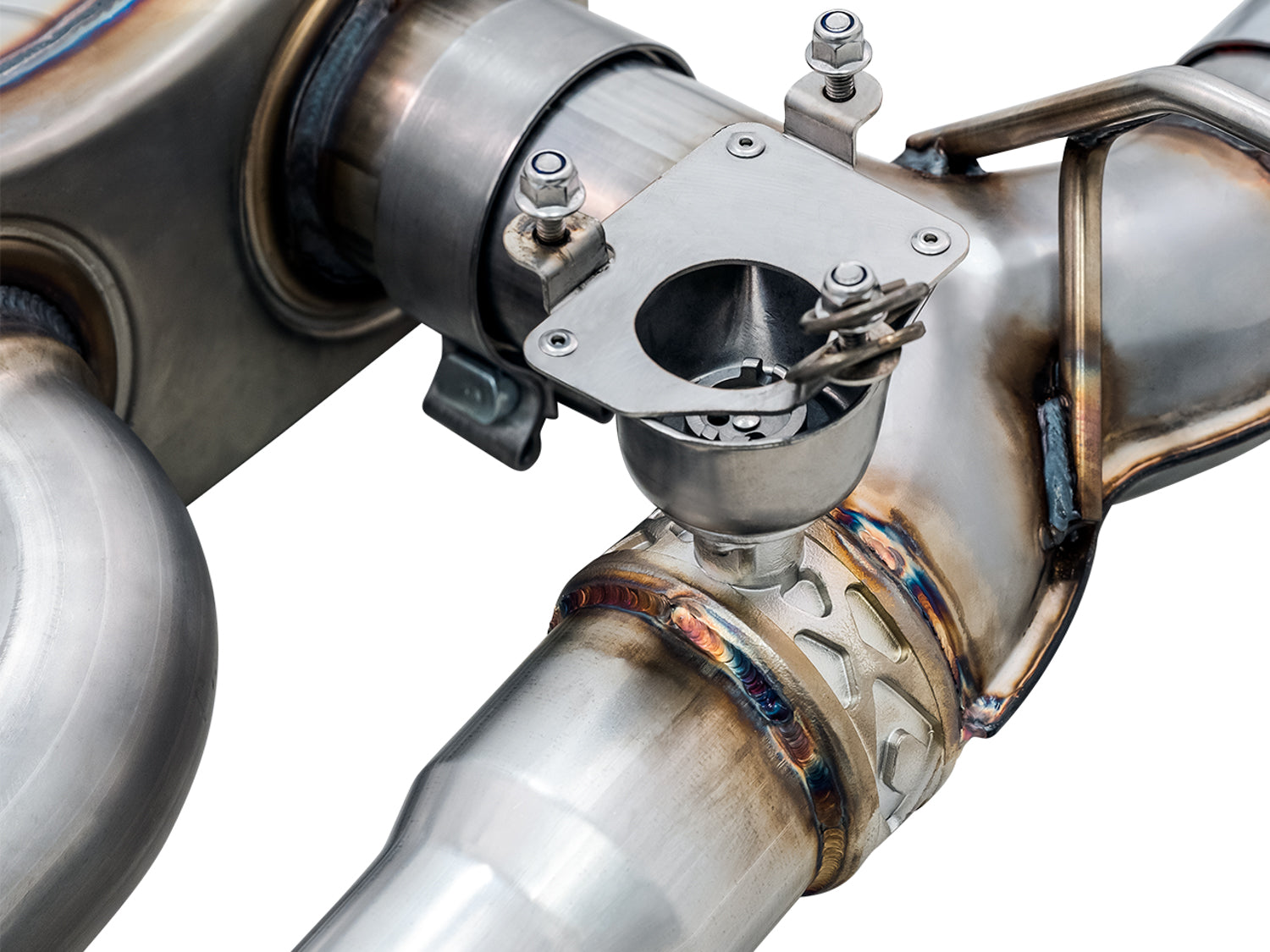 AWE SwitchPath™ Catback Exhaust for BMW F8X M3/M4 - Chrome Silver - Close Up