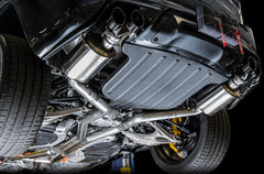 AWE Touring Edition Exhaust for Jeep Grand Cherokee SRT and Trackhawk - for use with stock tips - Mounted
