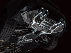 AWE SwitchPath™ Exhaust for BMW G87 M2 - Chrome Silver Tips - Mounted